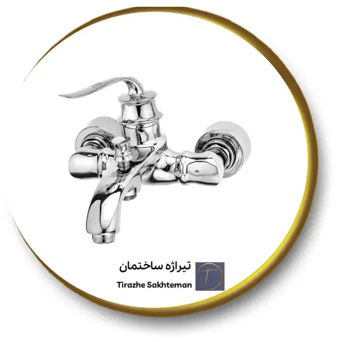 شیر دوش قهرمان مدل دریا هلن کروم