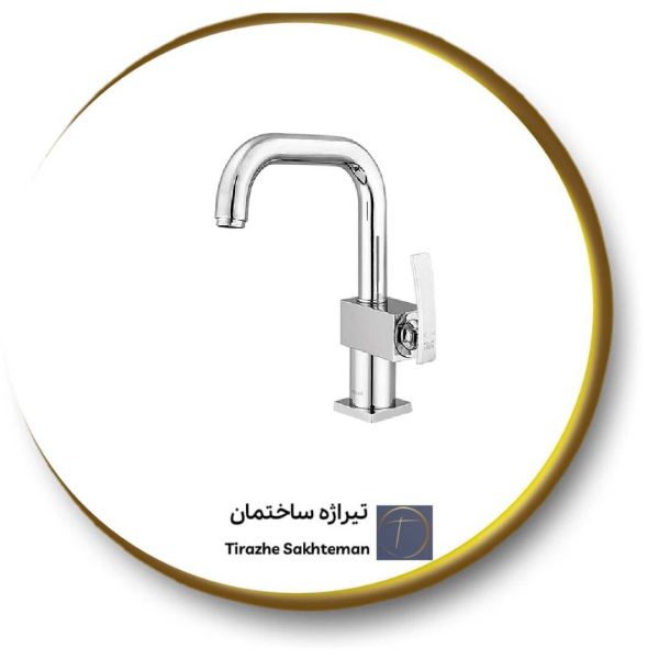 شیر روشویی علم دار کلار مدل فلت / نيوفلت