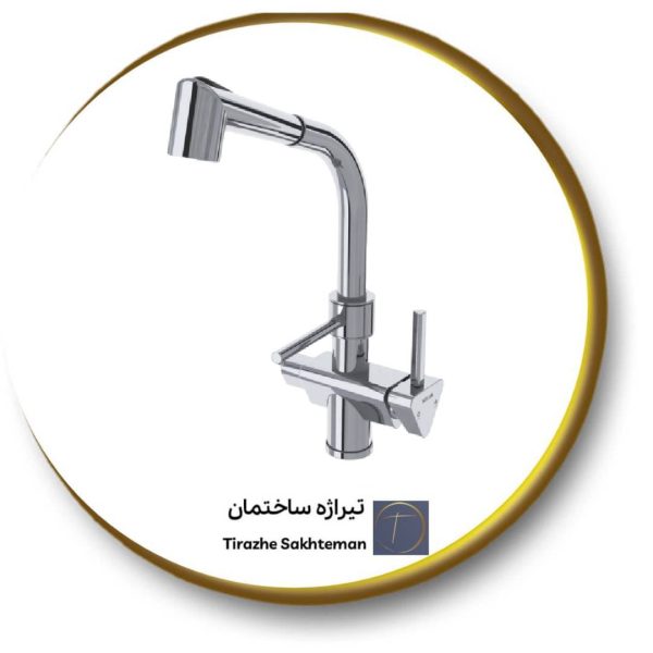 شیر سینک با ورودی آب تصفیه کلار مدل برمودا