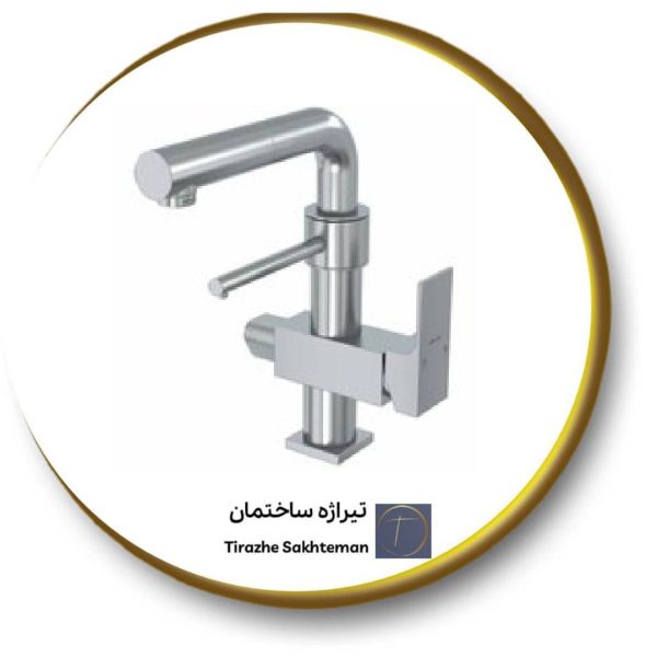 شیر سینک با ورودی آب تصفیه کلار مدل آریا / نیوآریا