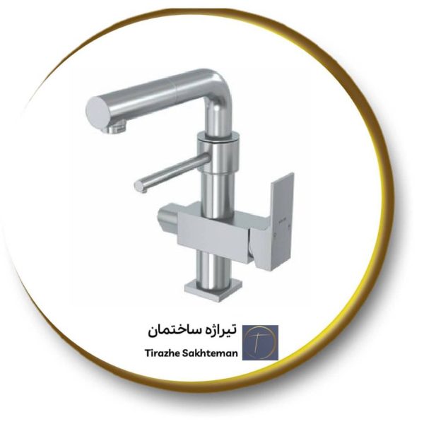 شیر سینک با ورودی آب تصفیه کلار مدل آریا / نیوآریا