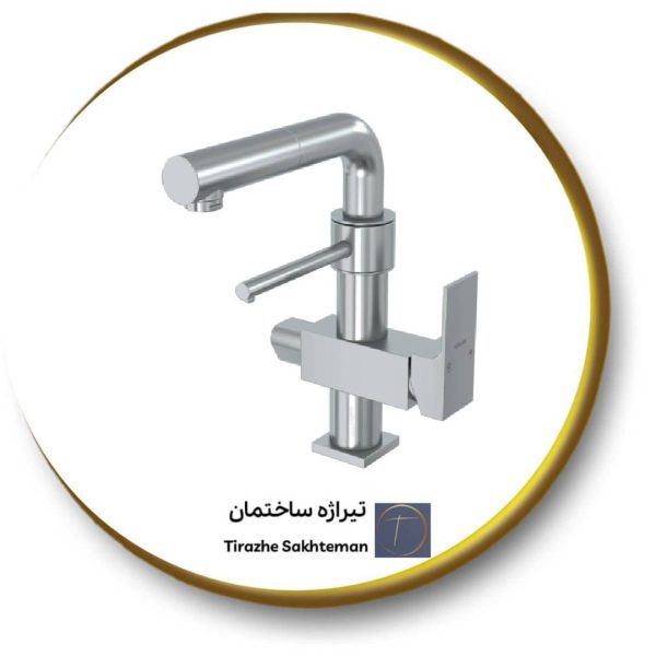 شیر سینک با ورودی آب تصفیه کلار مدل آبشار