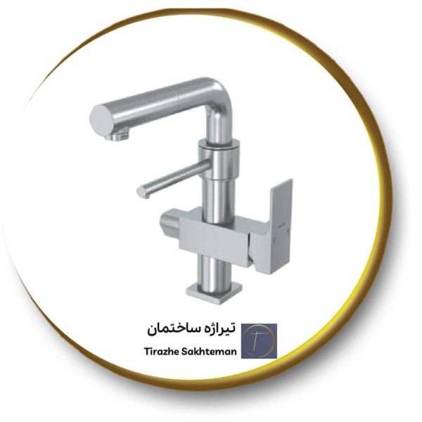 شیر سینک با ورودی آب تصفیه کلار مدل رویا