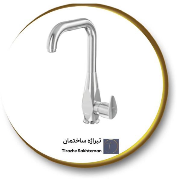 شیر روشویی علم دار کلار مدل برلیان (قطره)