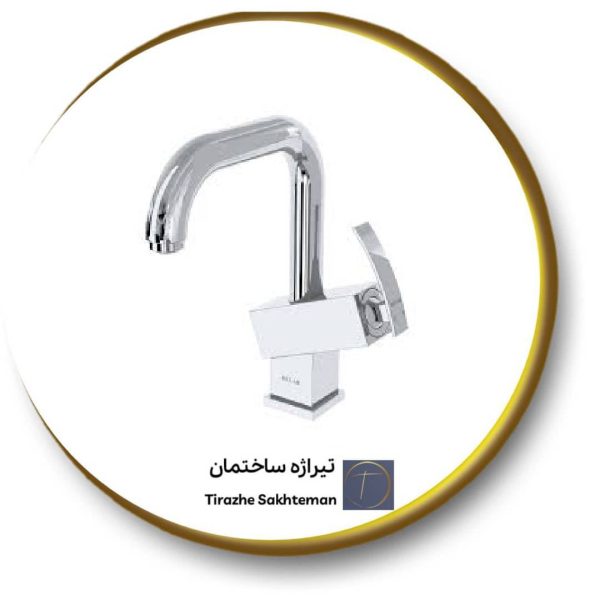 شیر روشویی علم دار کلار مدل سوپر فلت